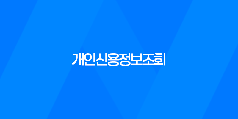 개인신용정보조회, 당신의 신용이 무엇인지 알아보세요! 7