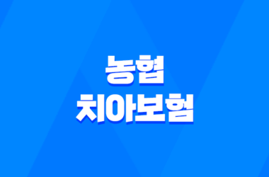 치아보험 장점과 농협 치아보험 다이렉트 비교견적사이트 13