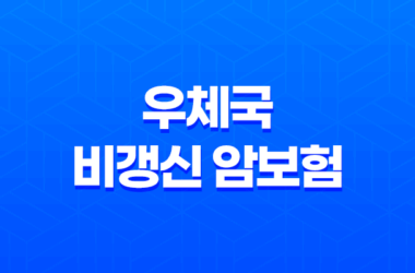 우체국 비갱신 암보험 - 보험료 상승 없는 선택, 장단점 비교 분석! 7