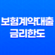 보험계약대출 금리한도, 보험료 해약환급금의 95%까지 가능 27