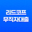 리드코프 무직자대출, 모바일 간편 신용대출 조건 및 한도 13
