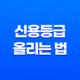 신용등급 올리는 법, 제대로 이해하고 적용하는 방법 45
