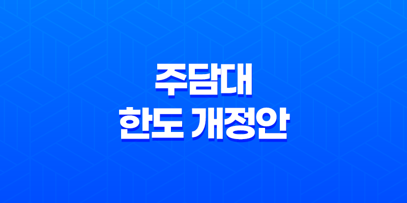 주담대 한도 개정안 (3월 2일 시행 예정) 7