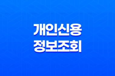 개인신용정보조회, 당신의 신용이 무엇인지 알아보세요! 9