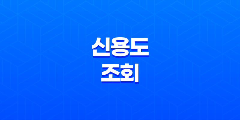 신용도조회, 신용 정보와 점수 확인 방법 8 신용도조회, 신용 정보와 점수 확인 방법 7