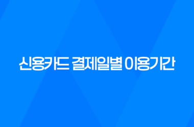 신용카드 결제일별 이용기간 확인하여 혜택 놓치지 마세요! 삼성, 현대, 신한, 하나, 롯데 총정리 17
