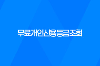 무료개인신용등급조회, 당신의 신용 점수를 알아보세요! 9