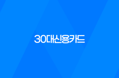 30대신용카드, 30대를 위한 최적의 신용카드 추천 11