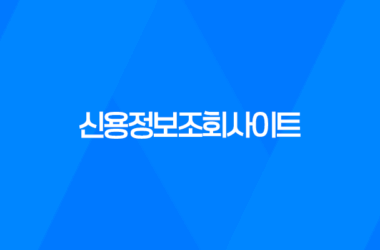 신용정보조회사이트 소개 및 필요성 17
