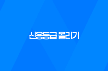 신용등급 올리기, 당신도 가능합니다! 11