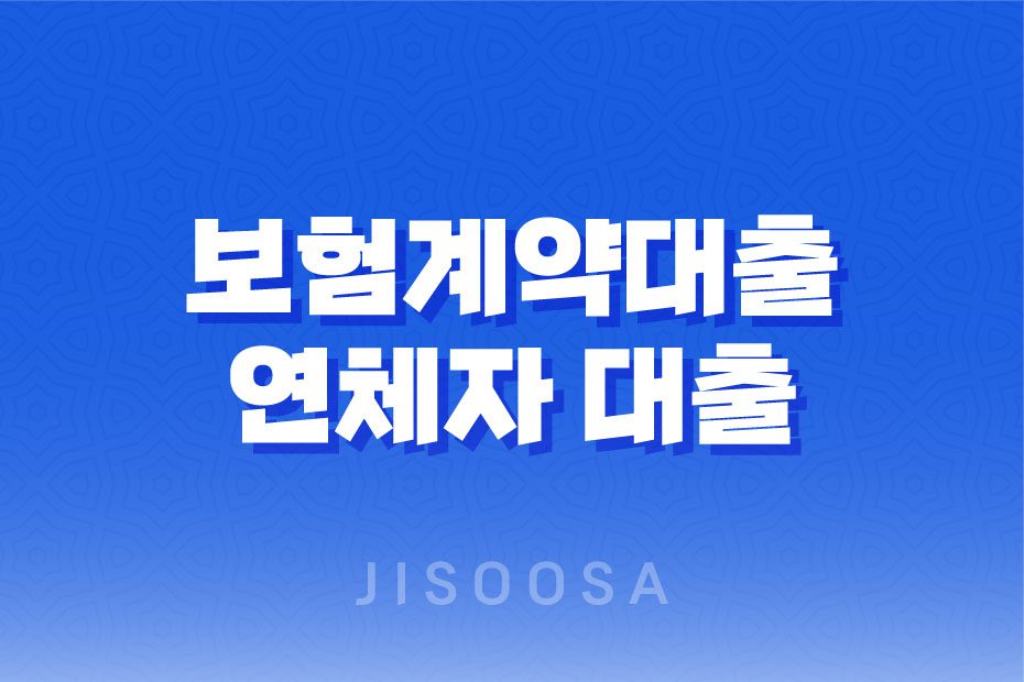 보험계약대출