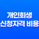 개인회생 신청자격 비용 절차 장단점 21