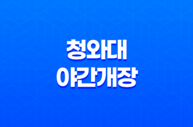 여름밤 청와대 산책, 청와대 야간개장, 밤의 아름다움이 펼쳐지는 여름 이벤트! 25