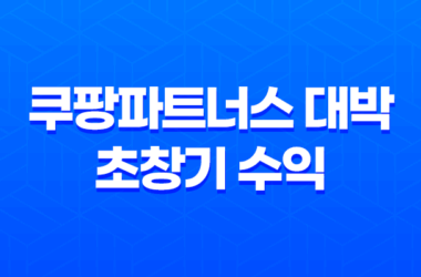 쿠팡파트너스 대박 초창기 수익 1억, 한달 200만원 이상의 수익 27