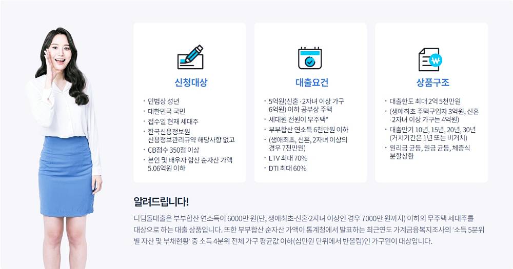 신혼부부 디딤돌대출 - 최저 금리 1.7%! 조건 및 한도 자세히 알아보기 2