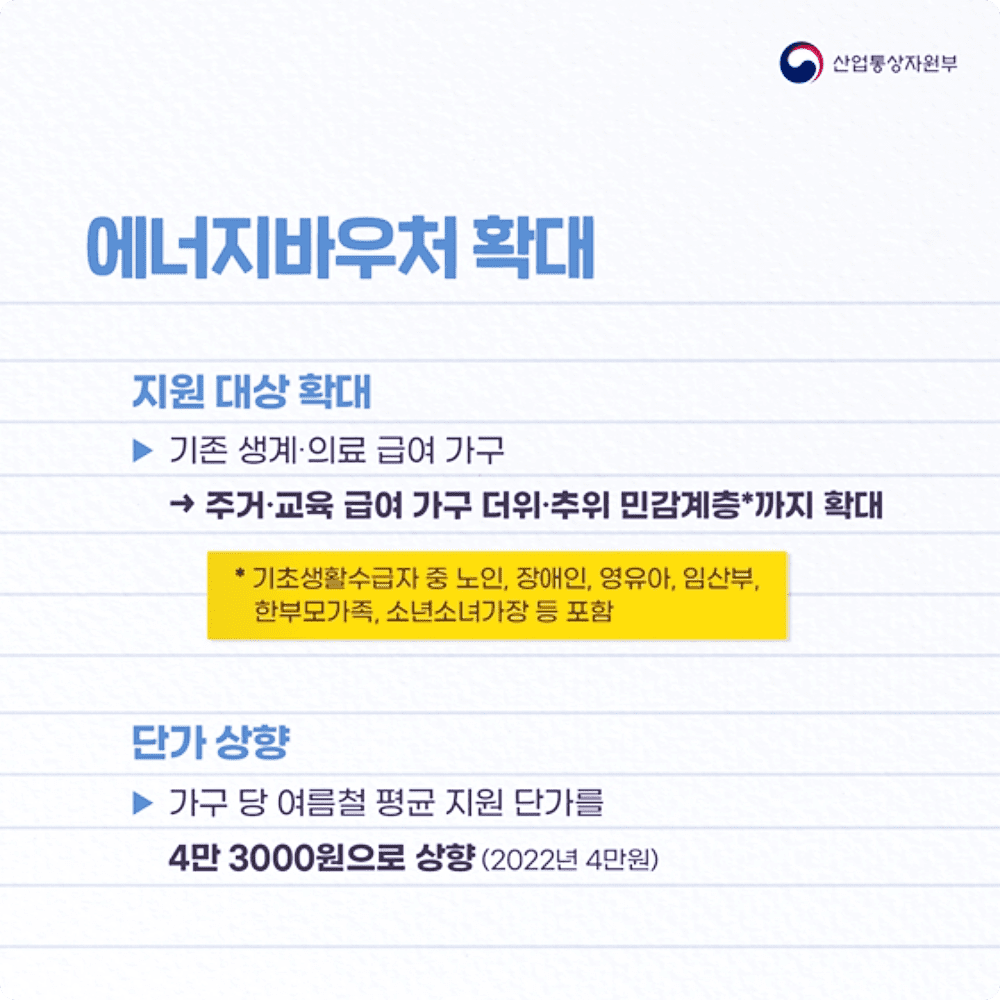 2023년 냉방비 지원, 에너지 바우처 지원신청 안내 총정리 12 2023년 냉방비 지원, 에너지 바우처 지원신청 안내 총정리 11
