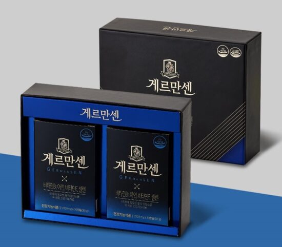 40대 남성을 위한 최적의 선택, 게르만센 종합 영양제 15