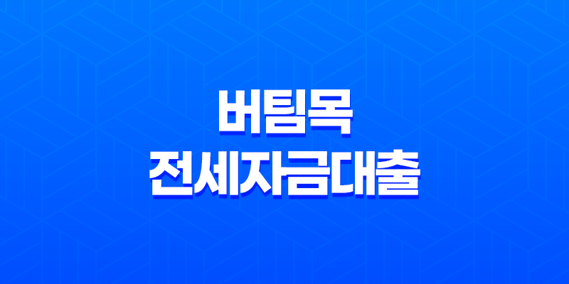 버팀목전세자금대출 조건, 한도, 신청 방법에 대해 알아보자! 8 버팀목전세자금대출 조건, 한도, 신청 방법에 대해 알아보자! 7
