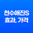 천수애진S 효과, 가격, 사용후기 2023년 1