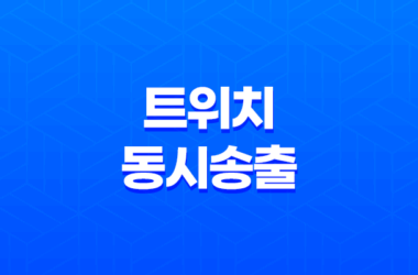 트위치 동시송출 금지 제한, 트위치와 유튜브 같이 못한다! 19