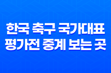 한국 축구 국가대표 평가전 중계 보는 곳 : 6월 경기 일정 및 예매처 17