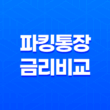 파킹통장 금리 비교 카카오뱅크, 토스뱅크, 케이뱅크 23