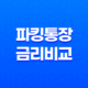 파킹통장 금리 비교 카카오뱅크, 토스뱅크, 케이뱅크 21