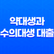 약대생과 수의대생 대출 받을 수 있는 곳(+ 마이너스 통장 대출) 35