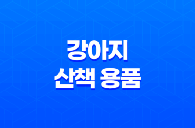 강아지 산책 용품 완벽 가이드 23