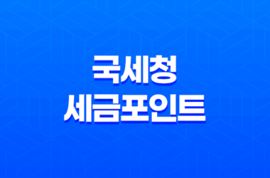 국세청 세금포인트 사용방법, 조회, 사용처 13
