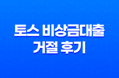 토스 비상금대출 거절 후기, 거절 사례, 자격 조건 27