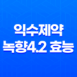 익수제약 녹향4.2 효능, 섭취방법, 가격, 부작용 2023년 35