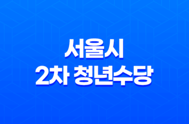 2023년 서울시 2차 청년수당 신청방법, 자격조건, 및 사용처 21