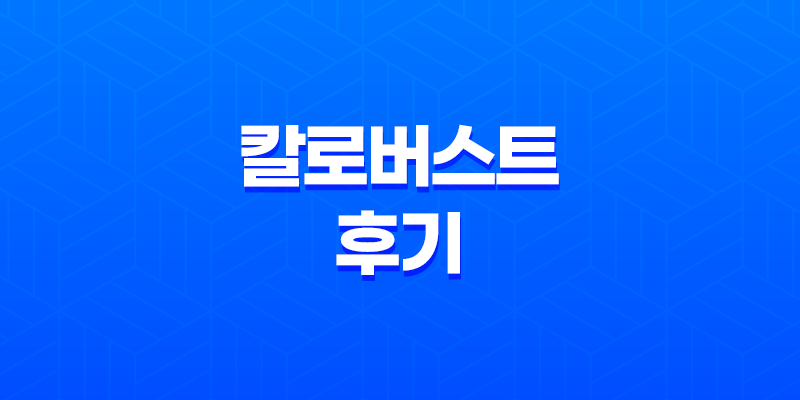 칼로버스트 후기 - 안전한 다이어트 보조제 7