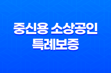 중신용 소상공인 특례보증 대출 신청 방법과 조건 안내 29