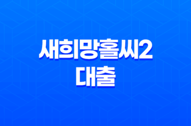 새희망홀씨2 대출 조건 및 한도, 후기 2023년 25