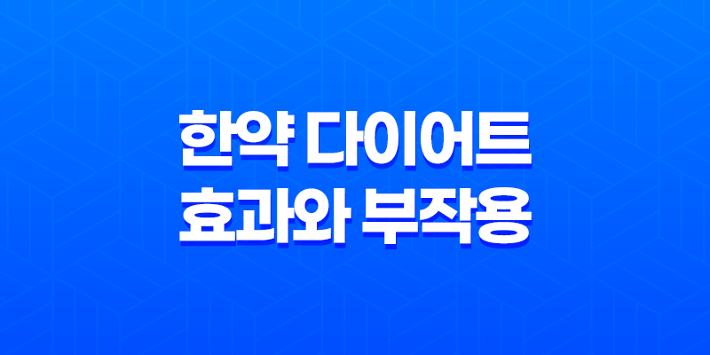 한약 다이어트의 효과와 부작용 알아보기 8 한약 다이어트의 효과와 부작용 알아보기 7