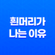 흰머리가 나는 이유 5가지 및 예방법 13