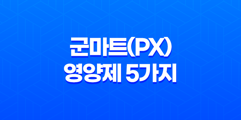 군마트(PX)에서 구매할 수 있는 가성비 좋은 영양제 5가지 8 군마트(PX)에서 구매할 수 있는 가성비 좋은 영양제 5가지 7