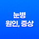 눈병 원인, 증상, 치료방법, 전염경로, 예방법 21
