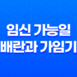 임신 가능일 배란과 가임기를 알아보자 29