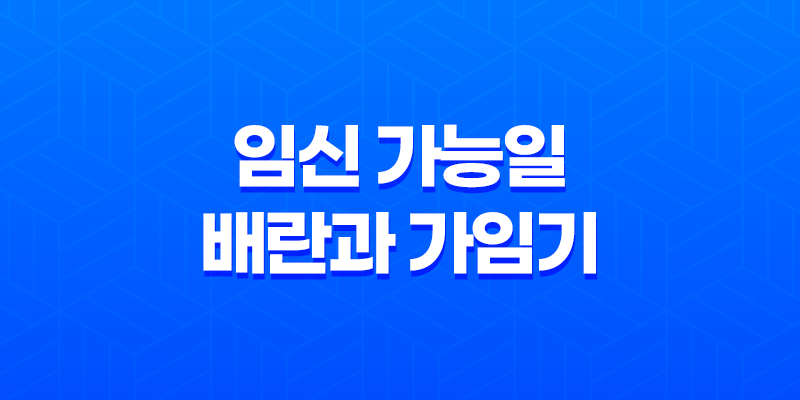 임신 가능일 배란과 가임기를 알아보자 8 임신 가능일 배란과 가임기를 알아보자 7