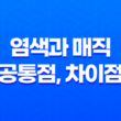 염색과 매직 공통점, 차이점, 성분 비교 25