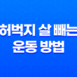 다이어트 효과적인 허벅지 살 빼는 운동 방법 25