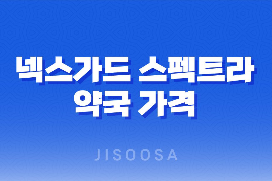 넥스가드 스펙트라 약국 가격(+ 심장사상충 약) 1