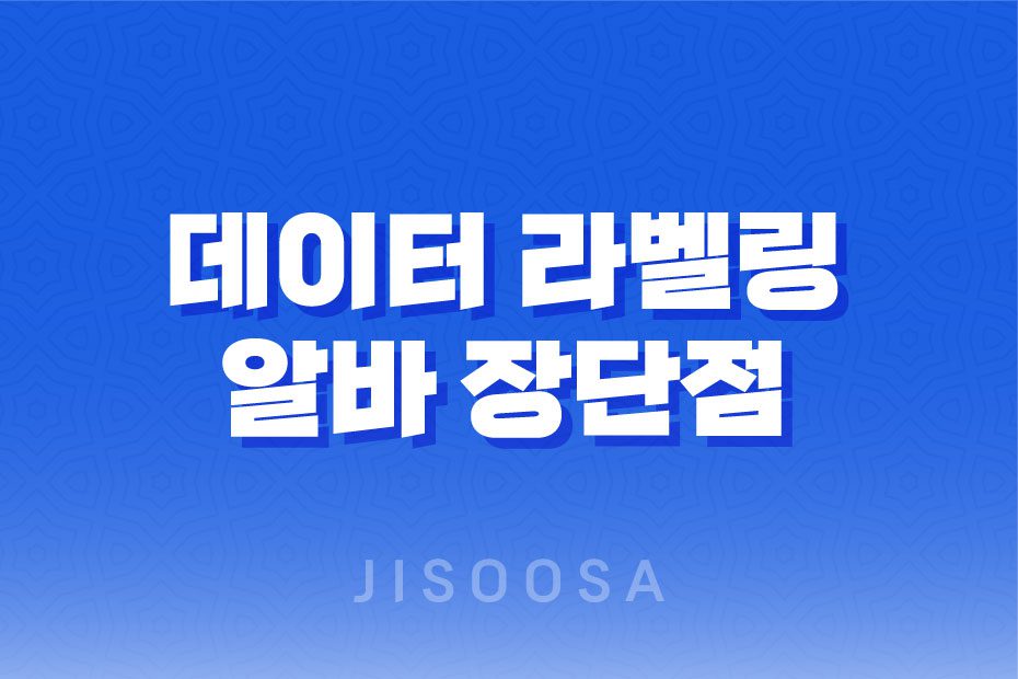 데이터 라벨링 알바 장단점과 경험 공유, 후기 1