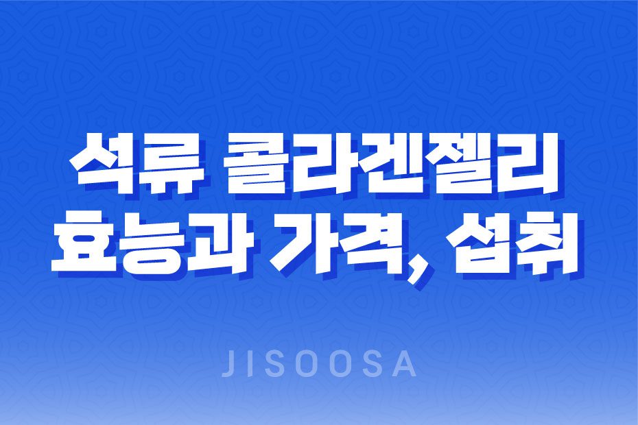 석류 콜라겐젤리 추천 및 효능, 르시크릿 더석류 콜라겐 정보 1