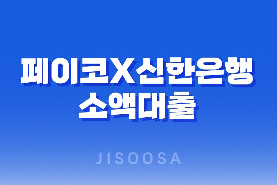 신한 페이코 소액대출, 무직자 및 프리랜서를 위한 대출프로그램 후기 1