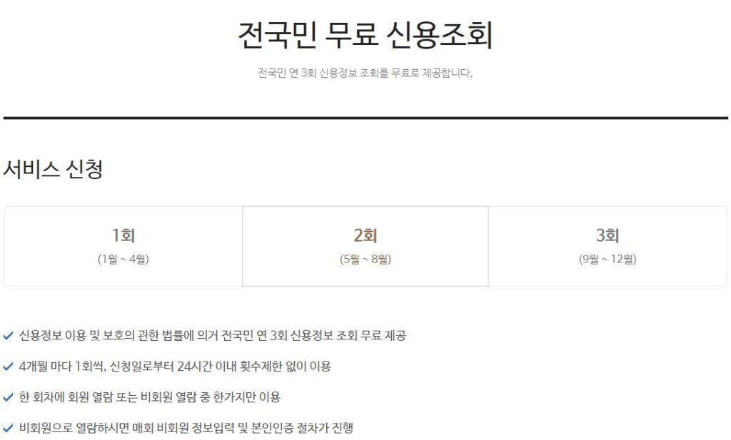 무료신용등급조회 2023년 총정리 4