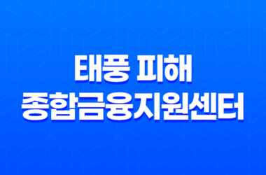 태풍 피해, 재해 시 적시 상담 및 재정 지원 안내 21